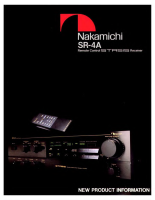 Nakamichi SR-4A-Brochure